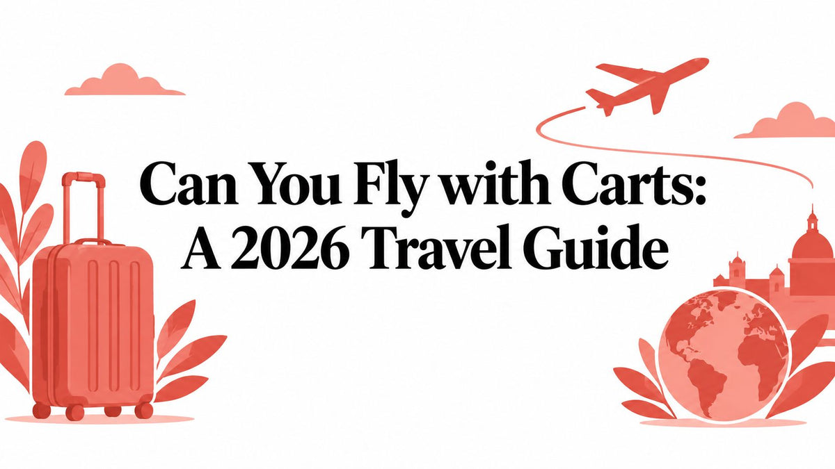 Can You Fly with Carts: A 2026 Travel Guide