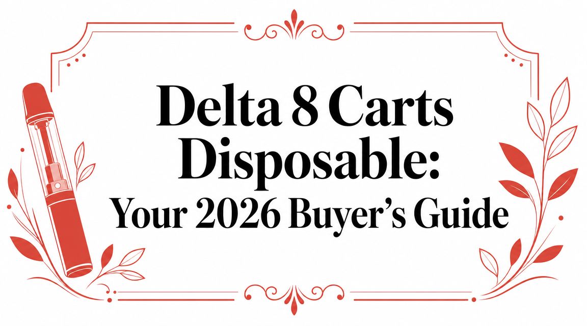 Delta 8 Carts Disposable: Your 2026 Buyer's Guide