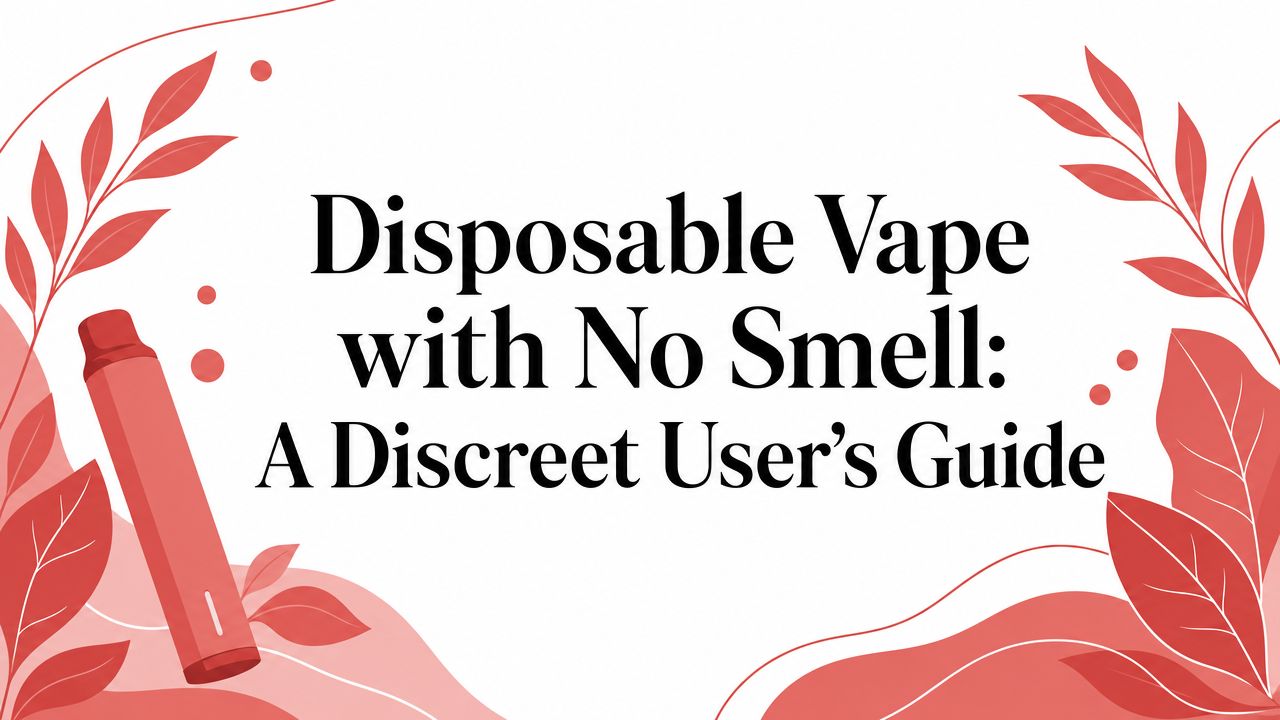 Disposable Vape with No Smell: A Discreet User's Guide