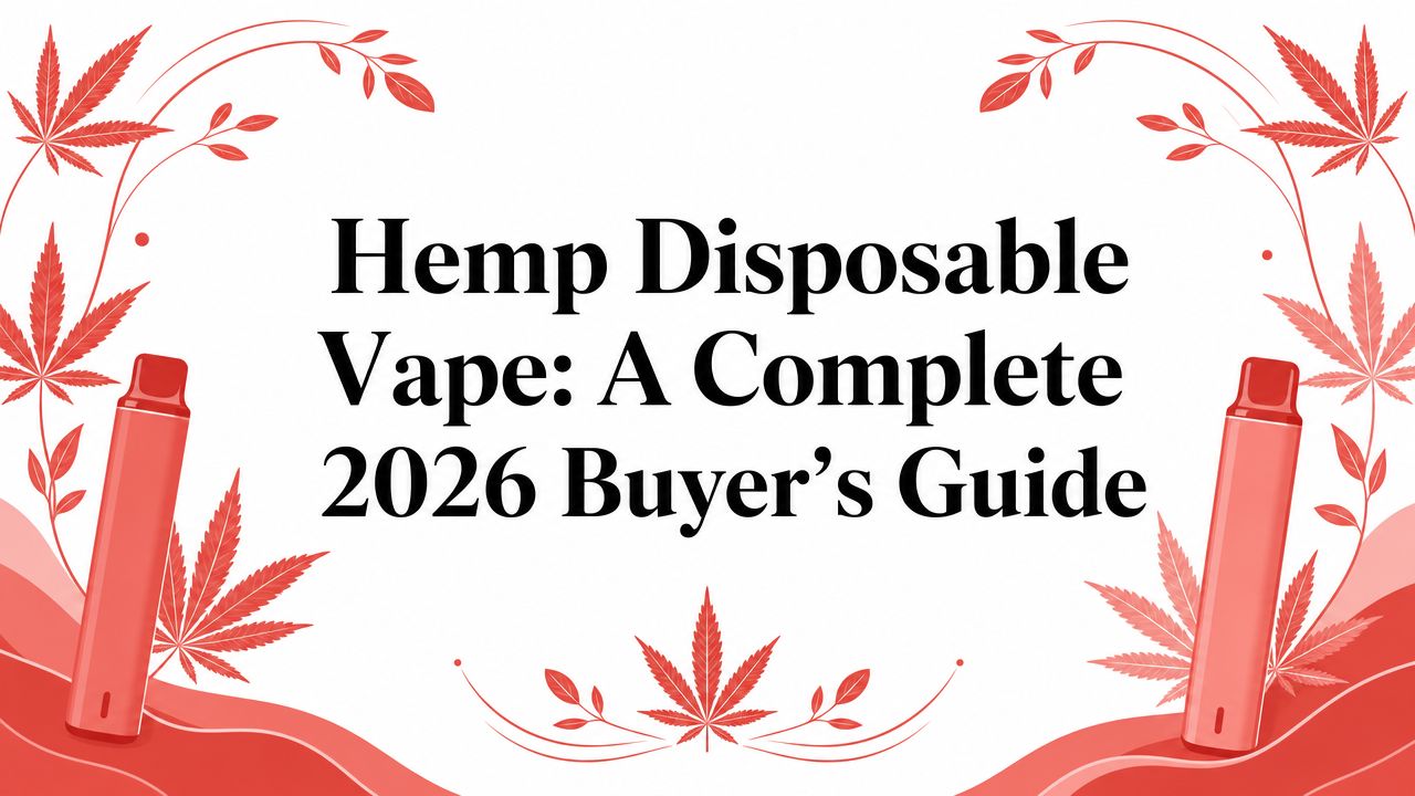 Hemp Disposable Vape: A Complete 2026 Buyer's Guide