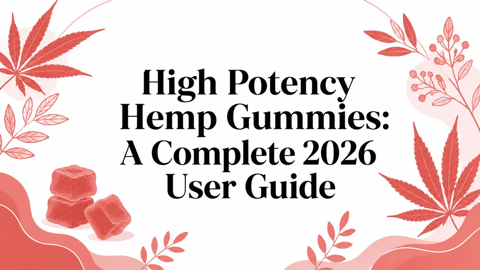 High Potency Hemp Gummies: A Complete 2026 User Guide