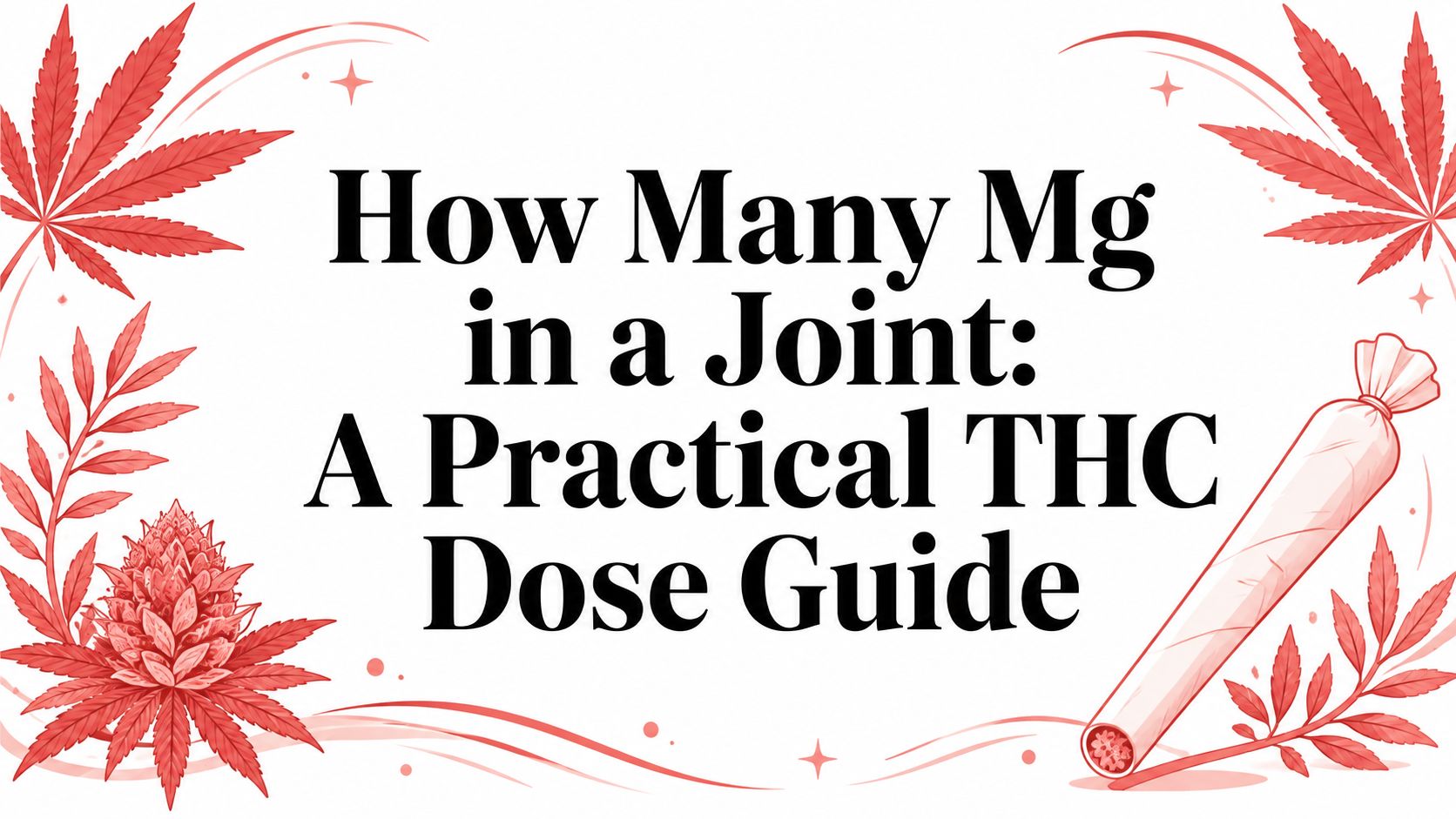 How Many Mg in a Joint: A Practical THC Dose Guide