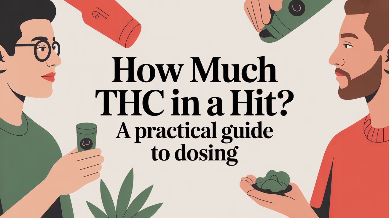 How much thc in a hit? A Practical Guide to Dosing