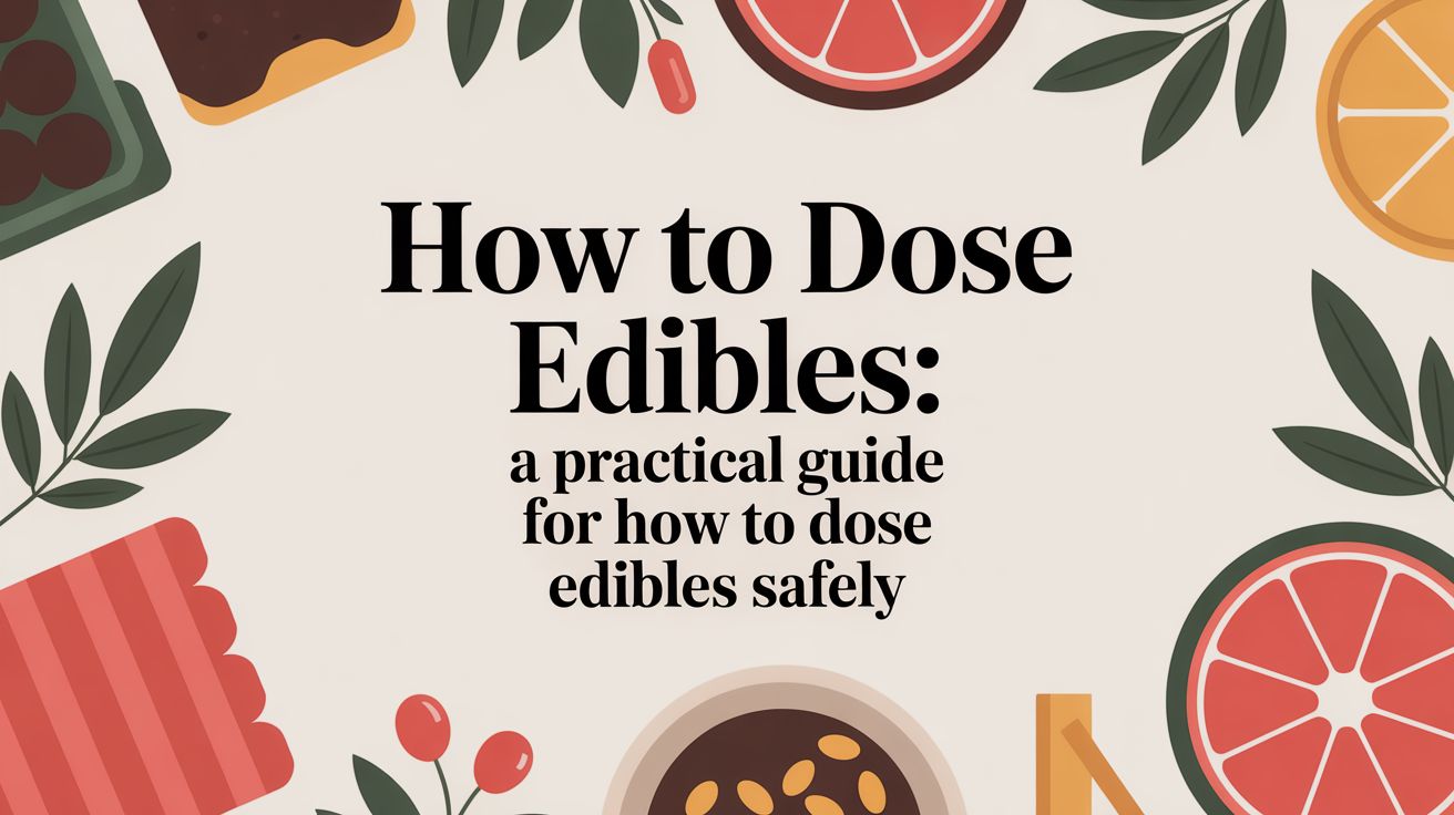 How to dose edibles: A practical guide for how to dose edibles safely
