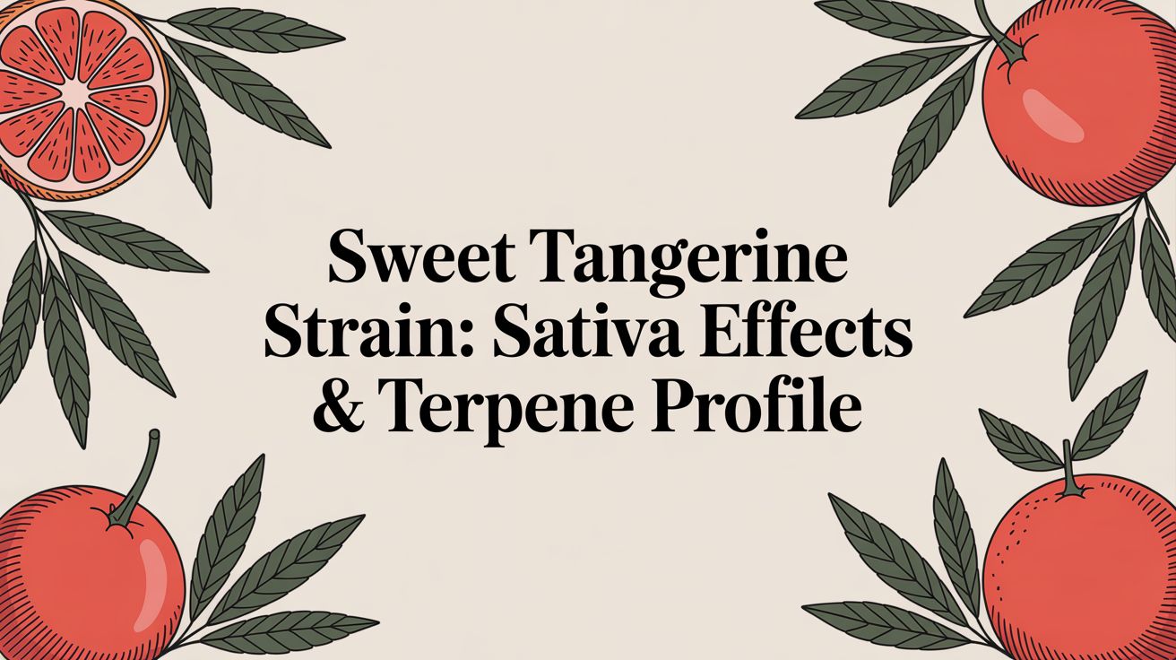 Sweet Tangerine Strain: Sativa Effects & Terpene Profile