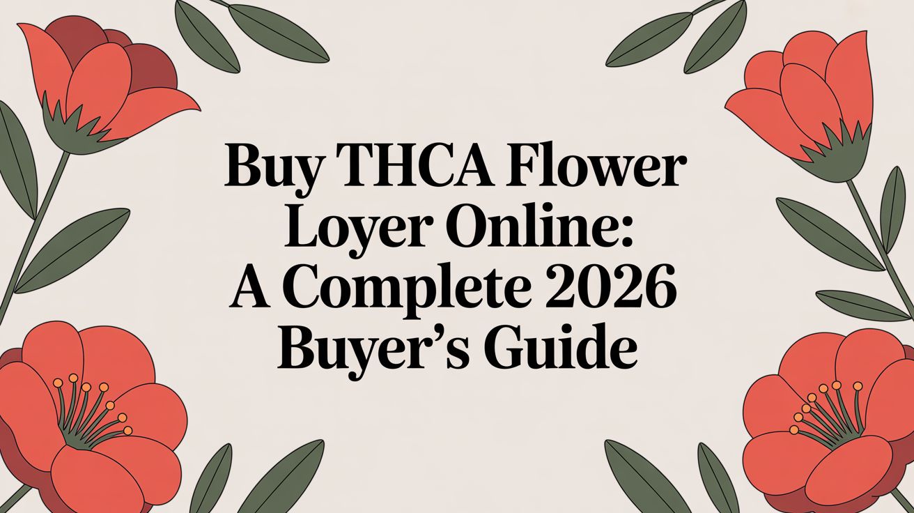 Buy THCA Flower Online: A Complete 2026 Buyer's Guide