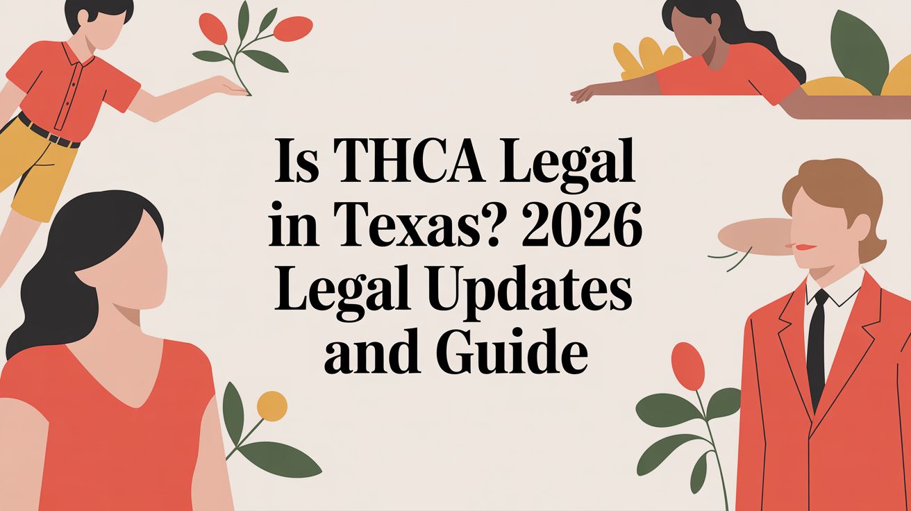 Is THCA Legal in Texas? 2026 Legal Updates and Guide
