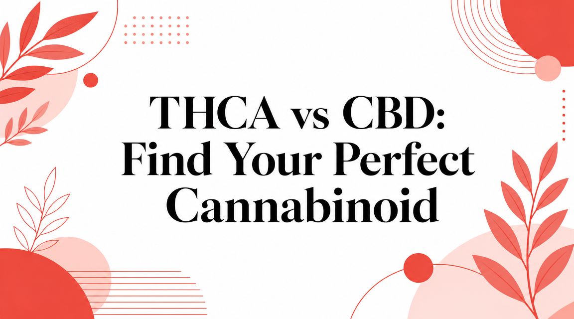 THCA vs CBD: Find Your Perfect Cannabinoid