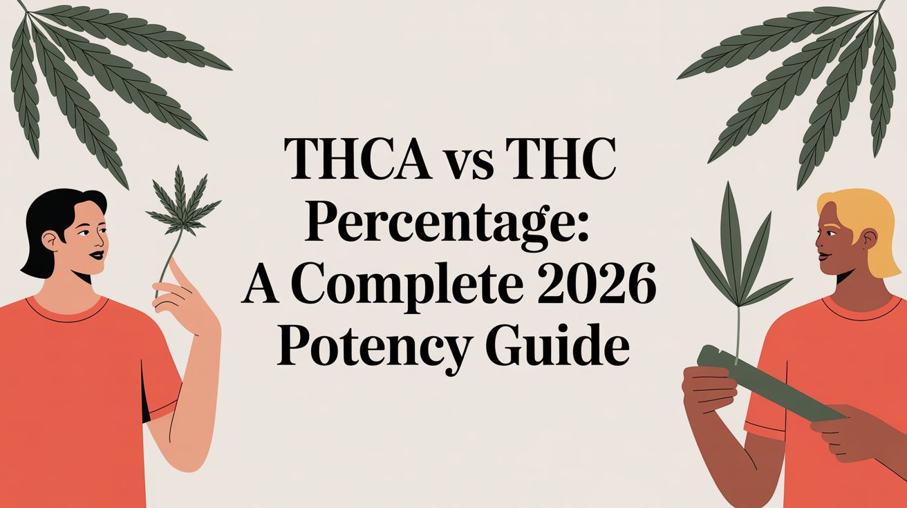 THCA vs THC Percentage: A Complete 2026 Potency Guide