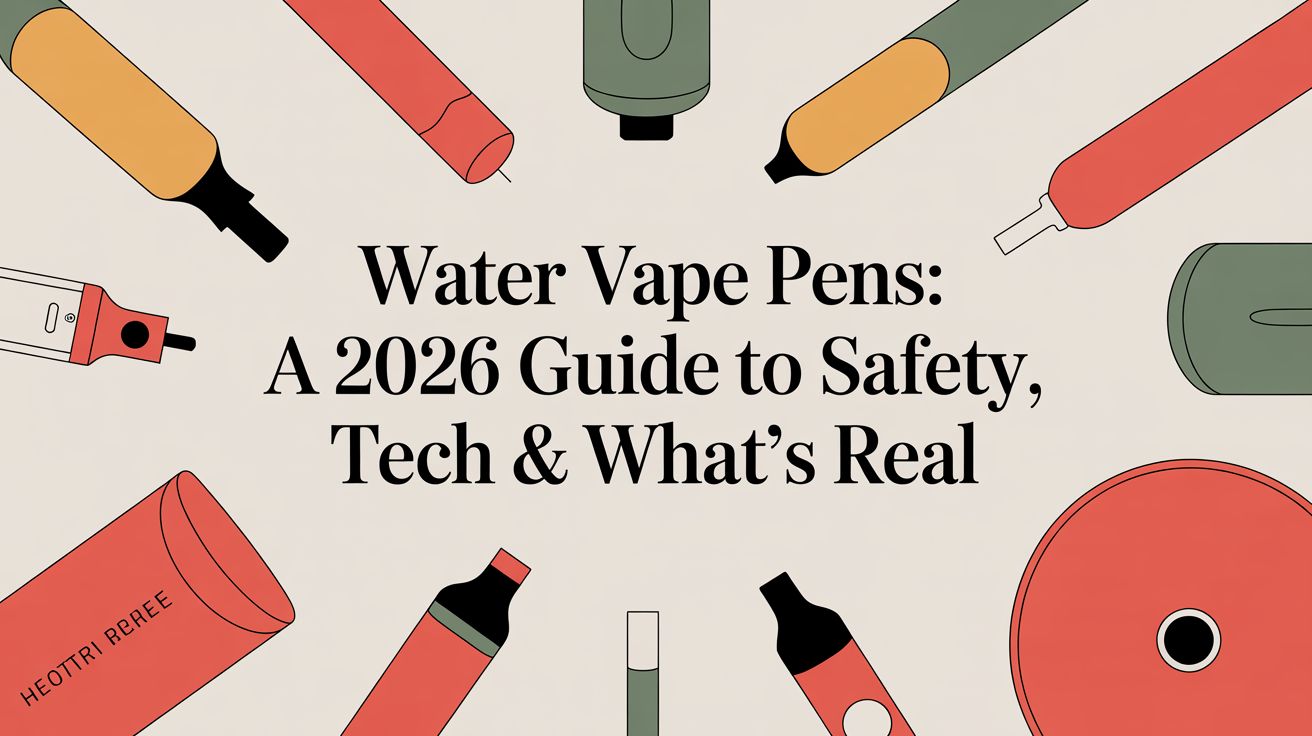 Water Vape Pens: A 2026 Guide to Safety, Tech & What's Real