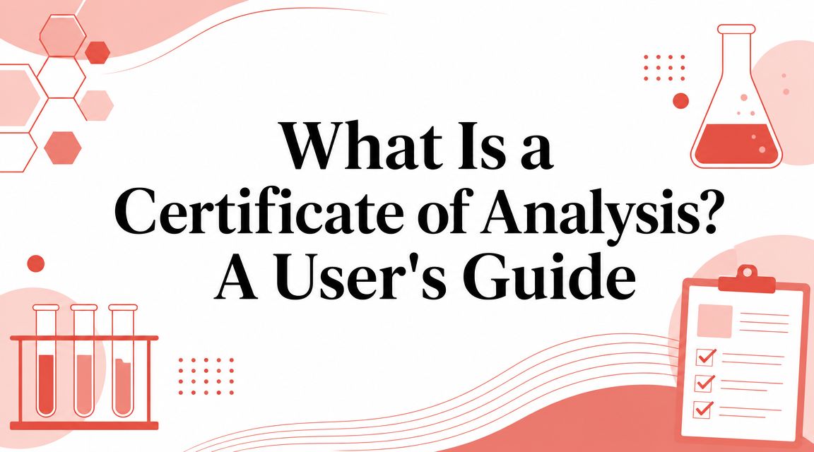 What Is a Certificate of Analysis? A User's Guide