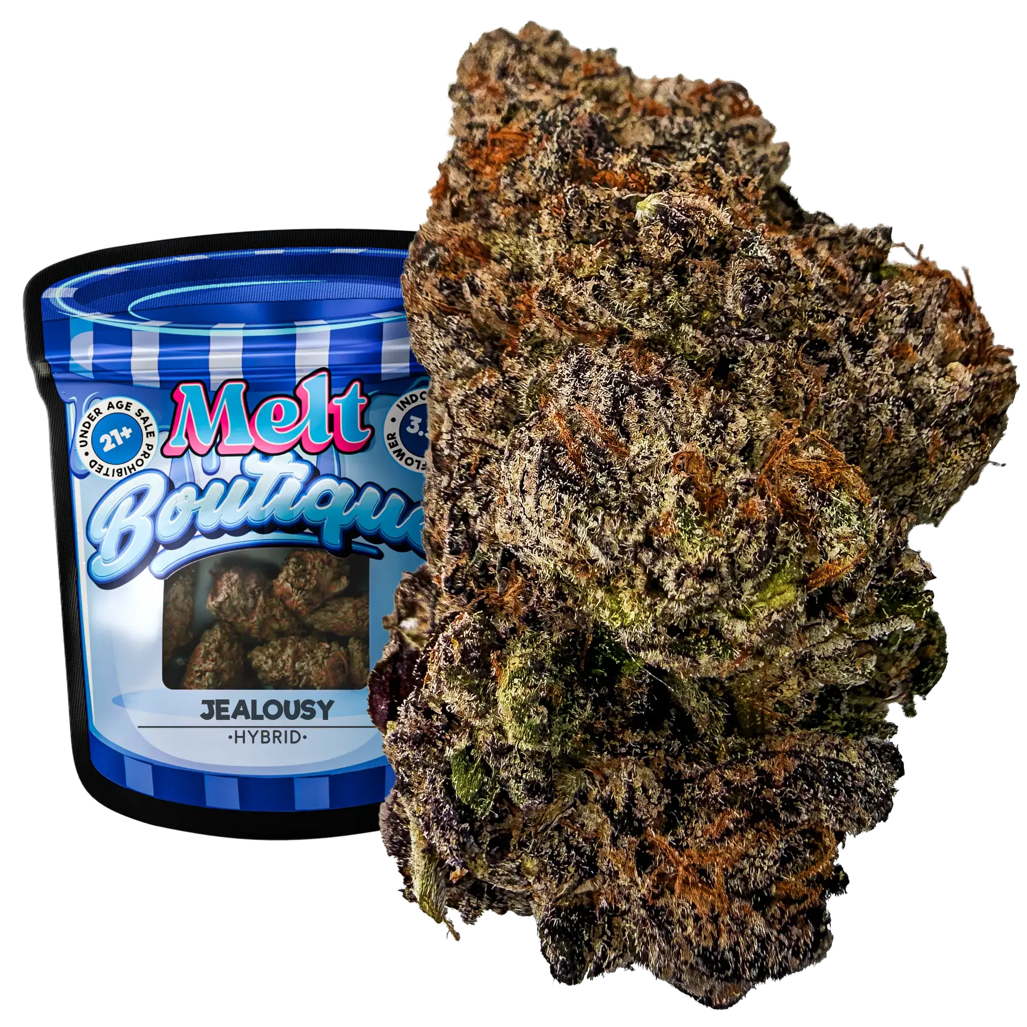 Jealousy Hybrid THCA flower 3.5g by Melt