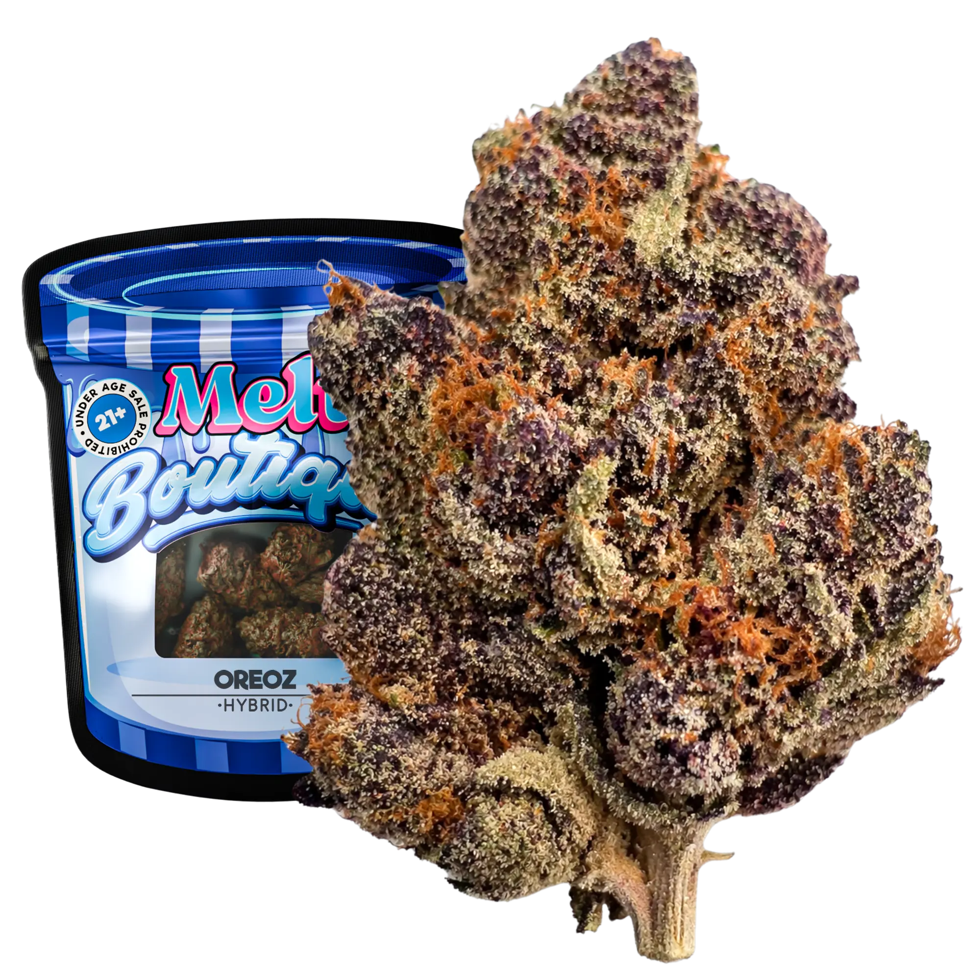 Oreoz Indica boutique craft THCA flower 3.5g
