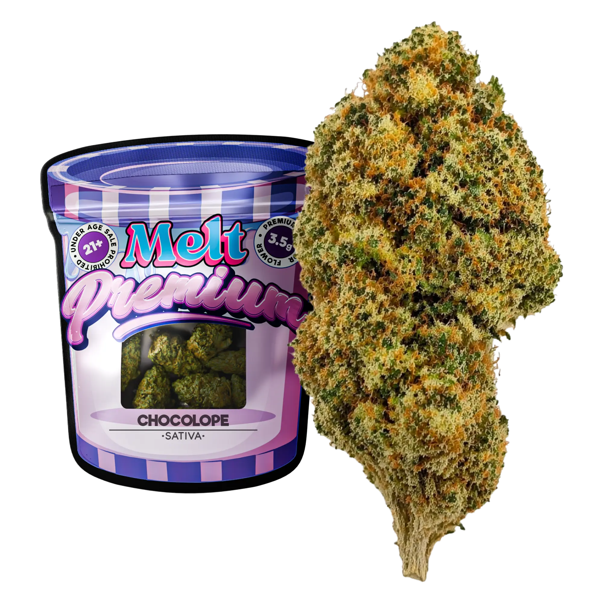 Chocolope Sativa premium indoor THCA flower 3.5g
