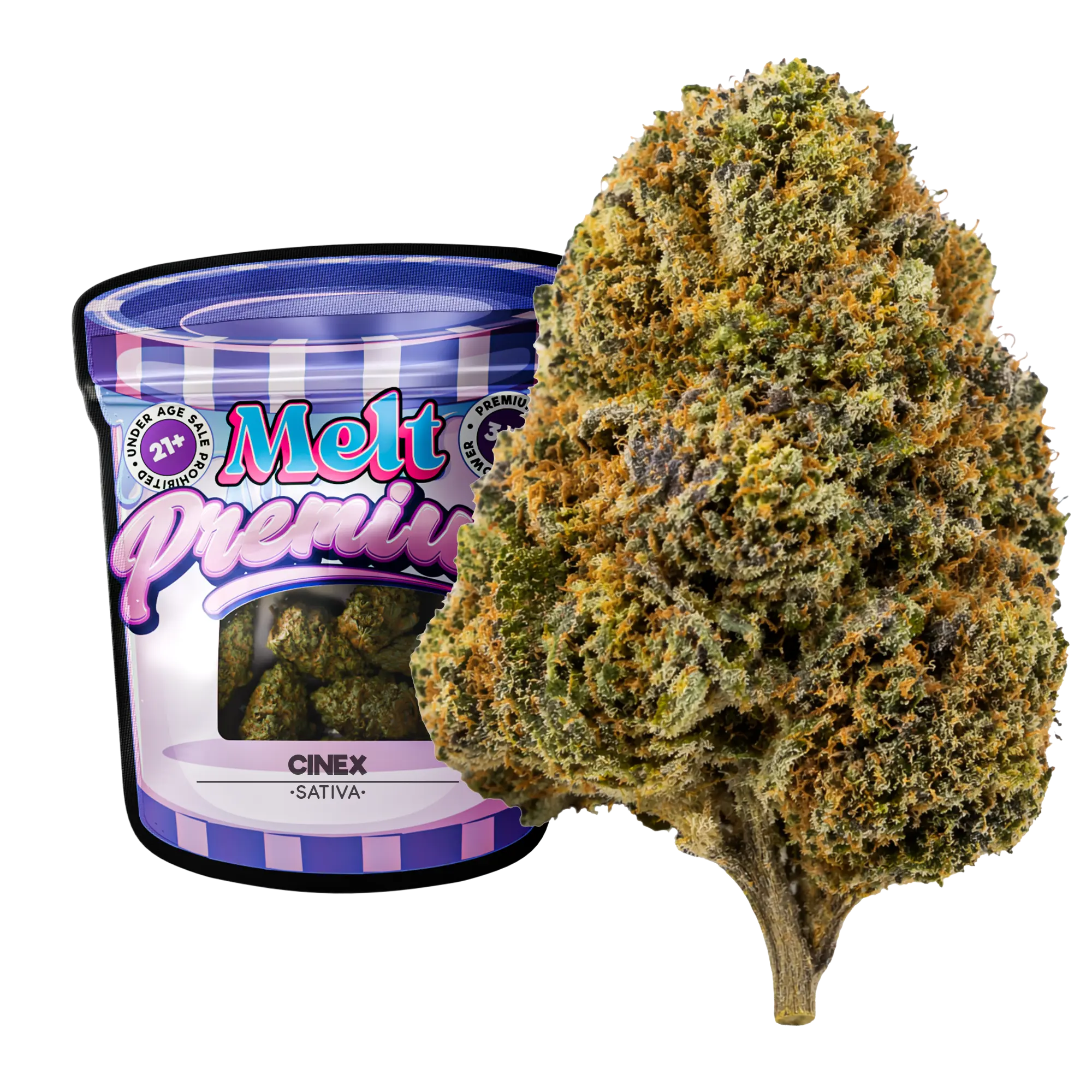 Cinex Sativa premium indoor THCA flower 3.5g