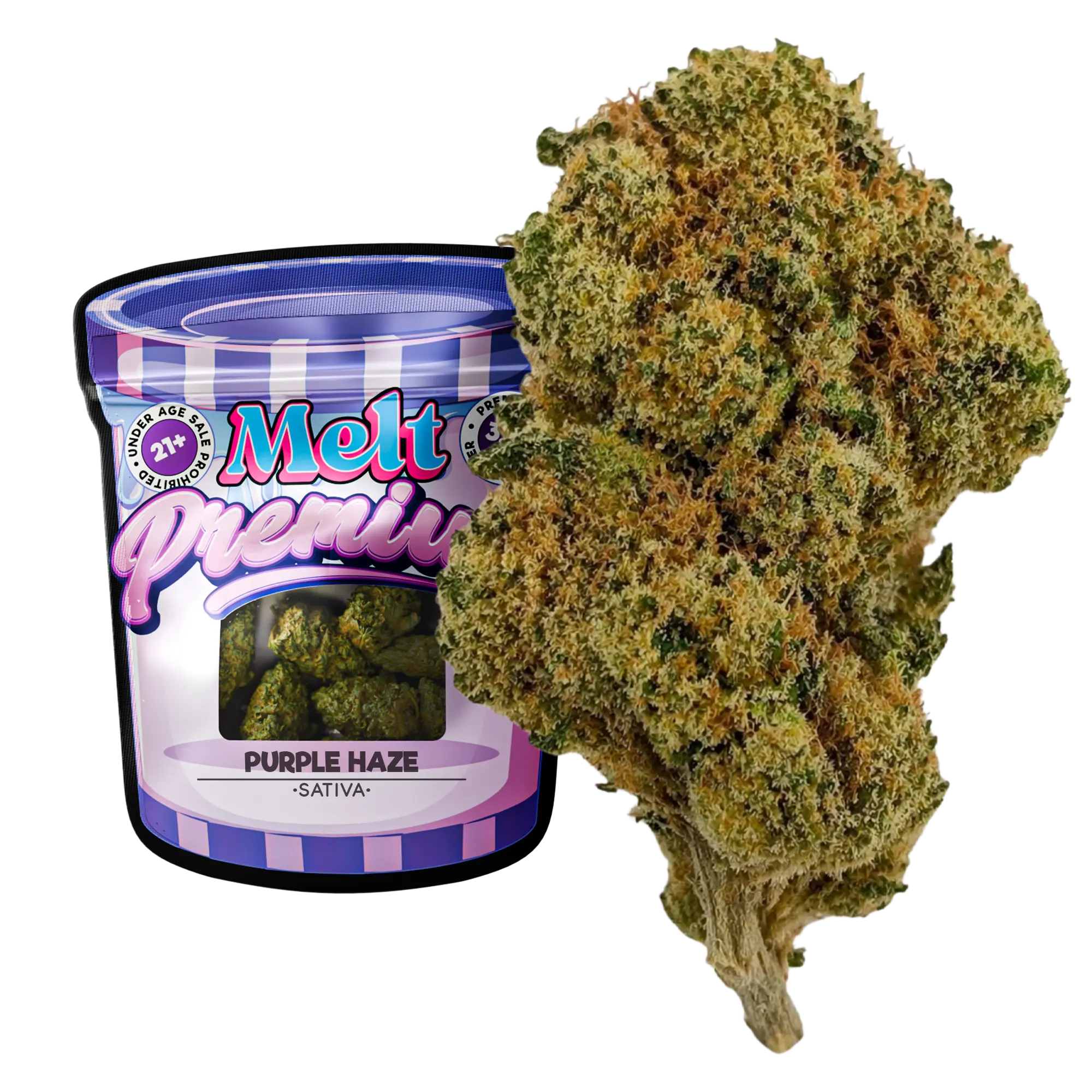 Purple Haze Sativa premium indoor THCA flower 3.5g