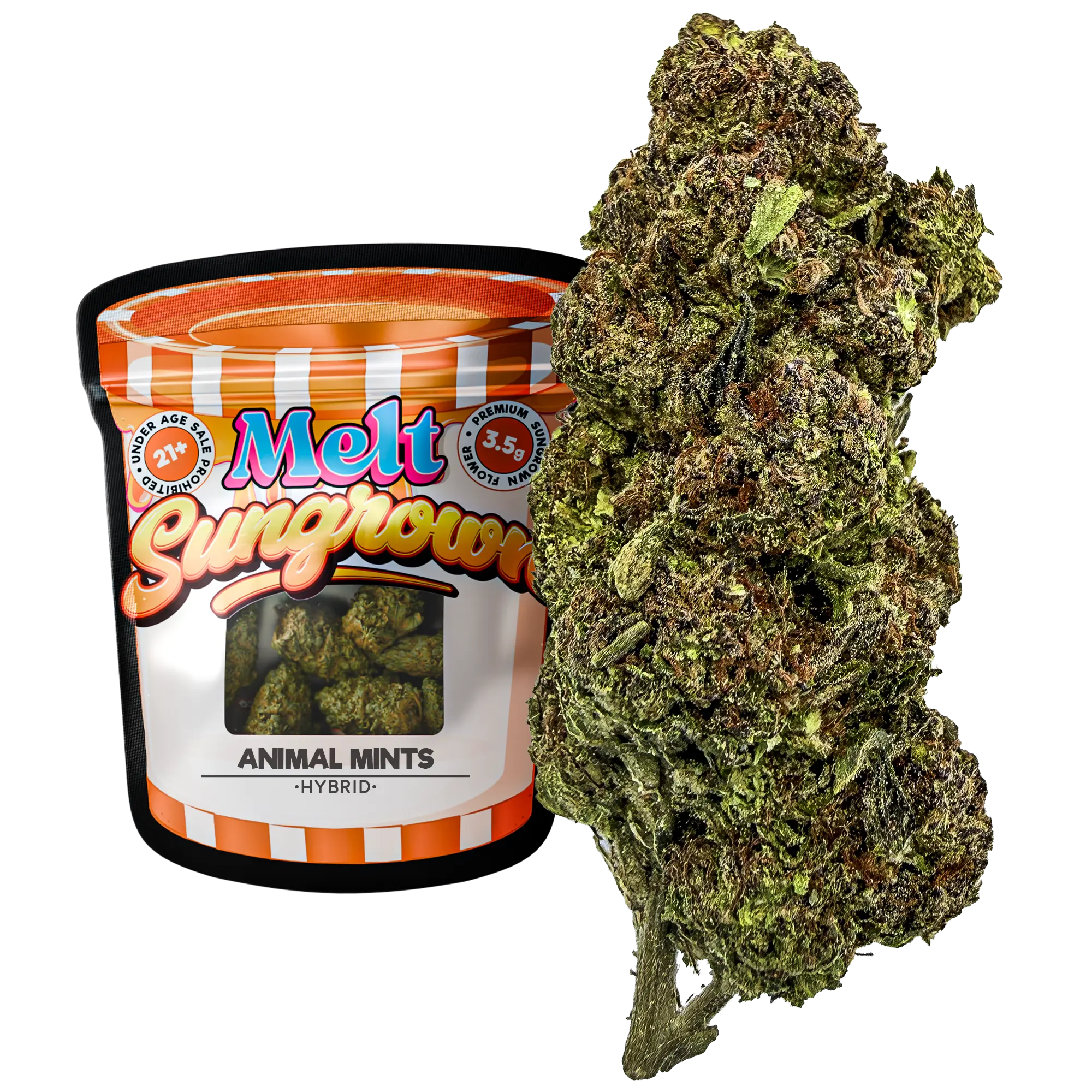 Animal Mintz hybrid sungrown THCA flower 3.5g