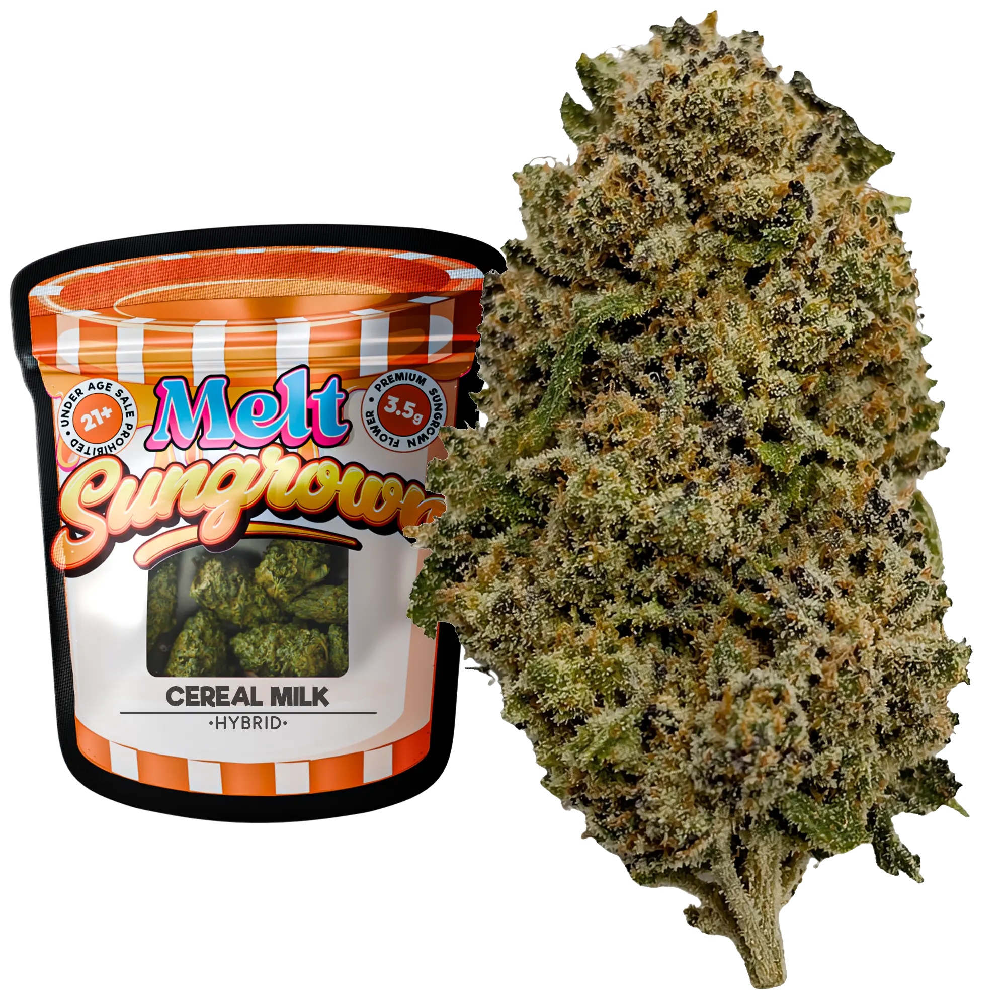 Cereal Milk Hybrid sungrown THCA flower 3.5g