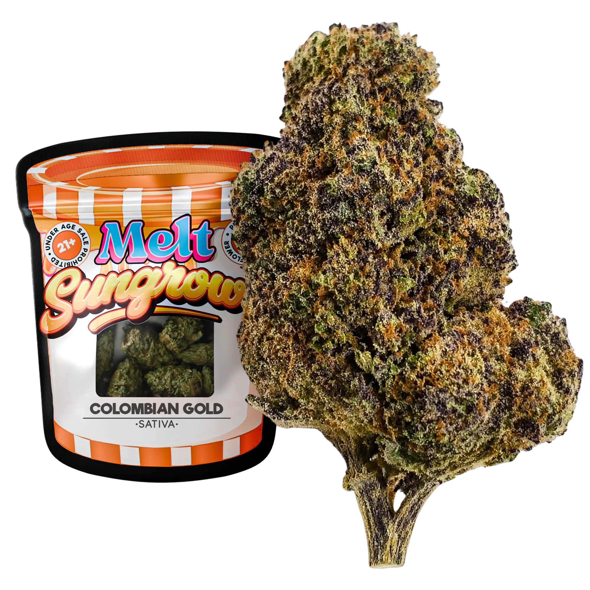 Colombian Gold Sativa sungrown THCA flower 3.5g