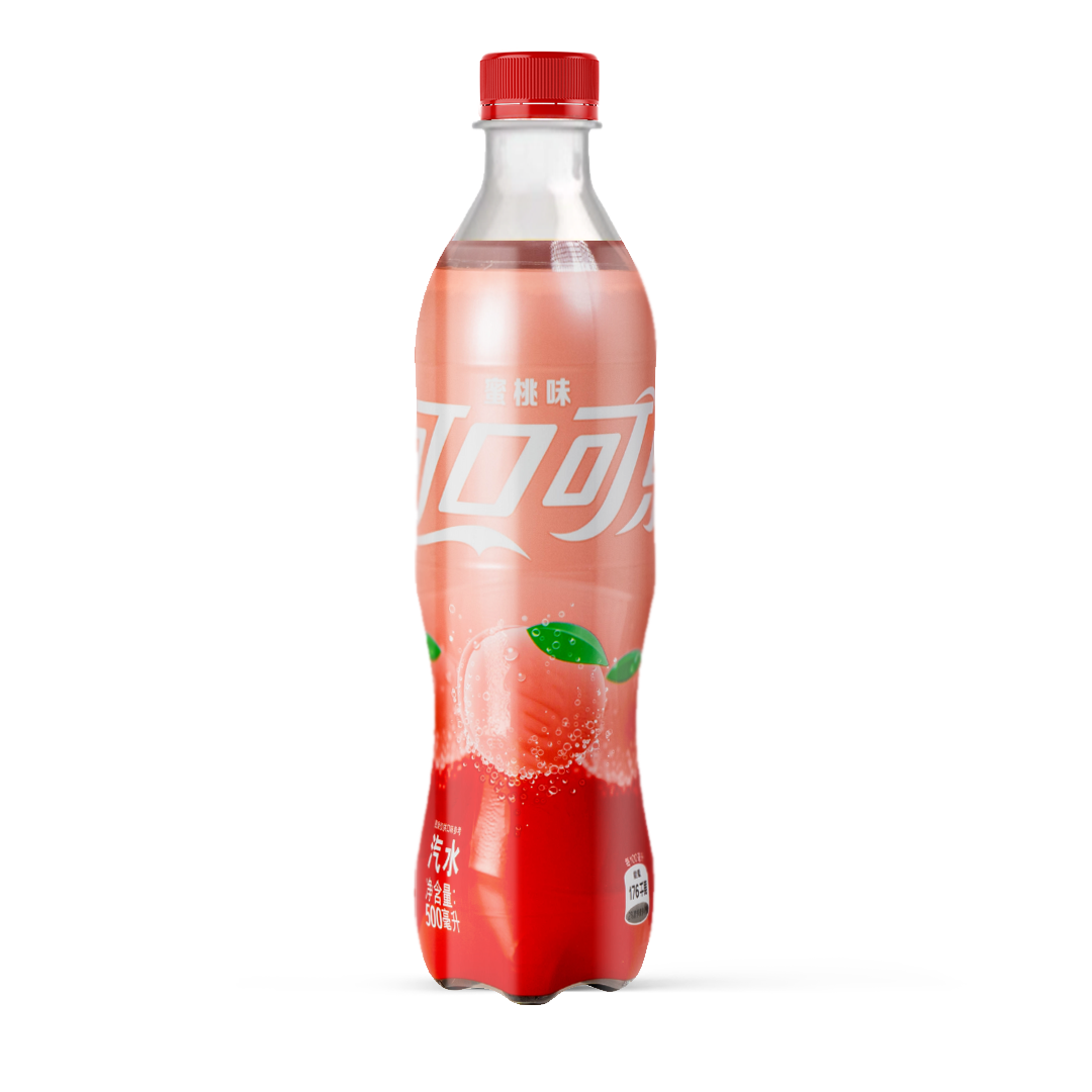 Coca-Cola Peach 500ml — exotic import